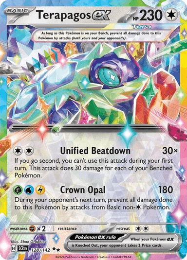 Carta Terapagos ex 128/142 do set Stellar Crown — Pokémon TCG | Bynx