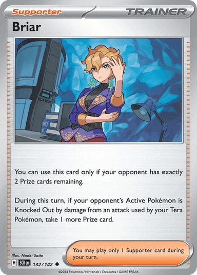 Carta Briar 132/142 do set Stellar Crown — Pokémon TCG | Bynx