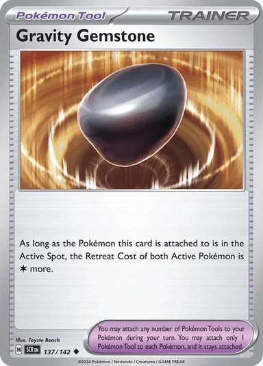 Carta Gravity Gemstone 137/142 do set Stellar Crown — Pokémon TCG | Bynx