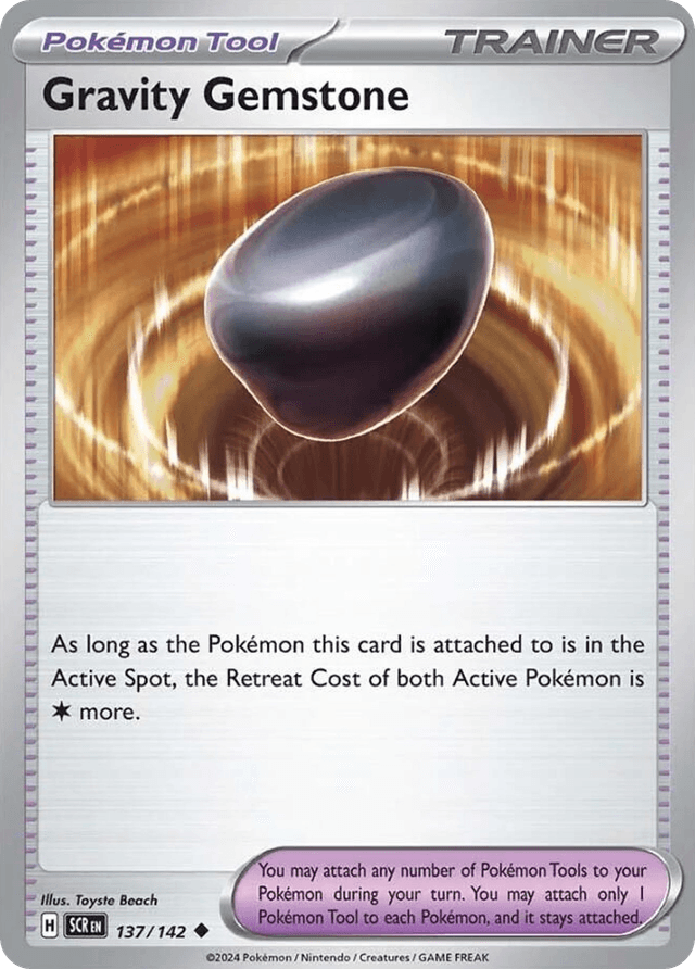 Carta Gravity Gemstone 137/142 do set Stellar Crown — Pokémon TCG | Bynx