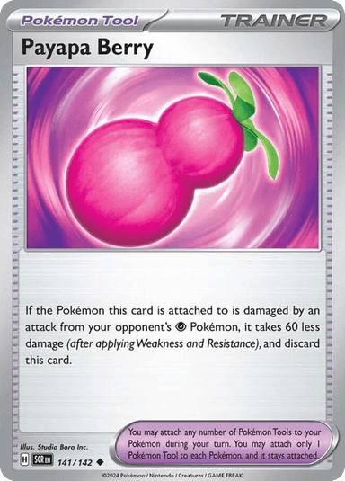 Carta Payapa Berry 141/142 do set Stellar Crown — Pokémon TCG | Bynx
