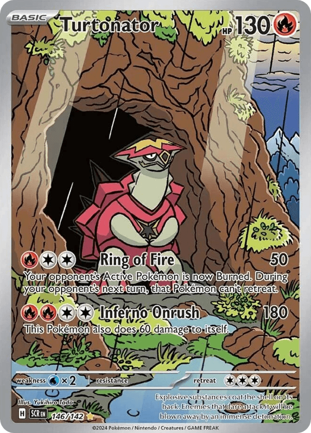 Carta Turtonator 146/142 do set Stellar Crown — Pokémon TCG | Bynx