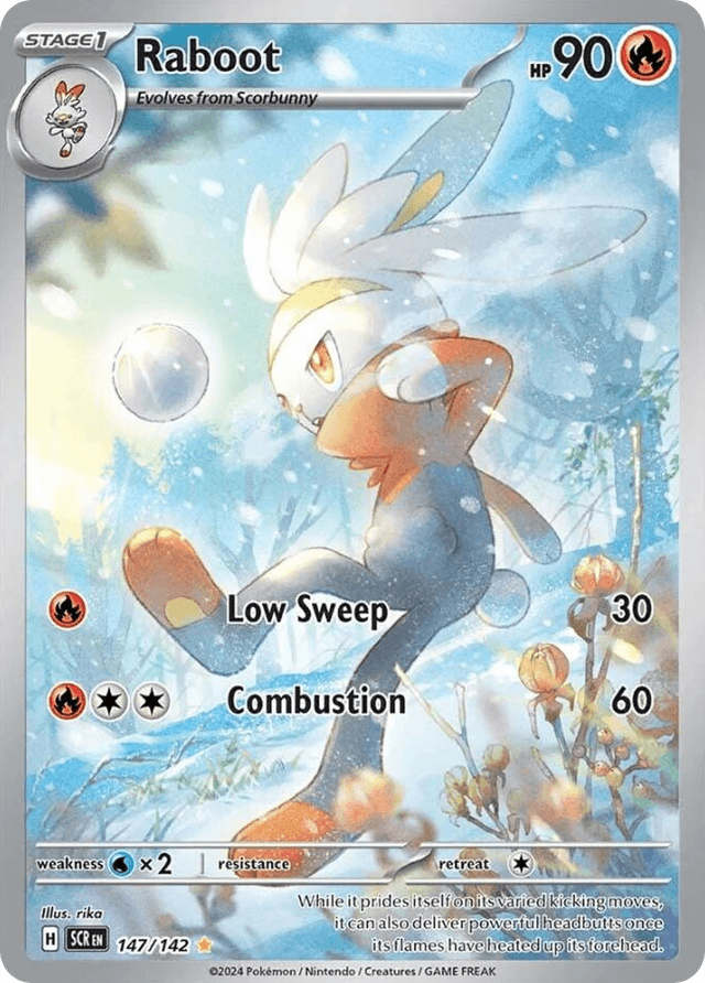 Carta Raboot 147/142 do set Stellar Crown — Pokémon TCG | Bynx