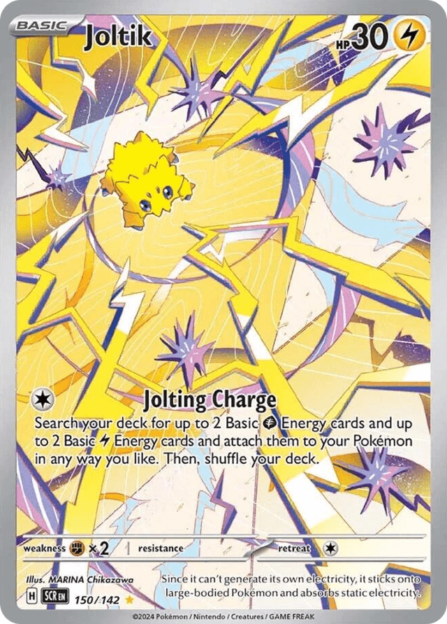 Carta Joltik 150/142 do set Stellar Crown — Pokémon TCG | Bynx