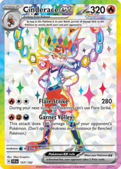 Cinderace ex 157/142 — Coroa Estelar