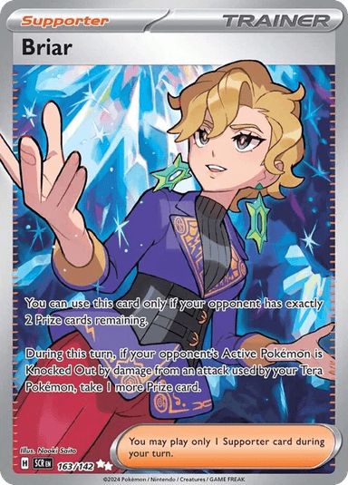 Carta Briar 163/142 do set Stellar Crown — Pokémon TCG | Bynx