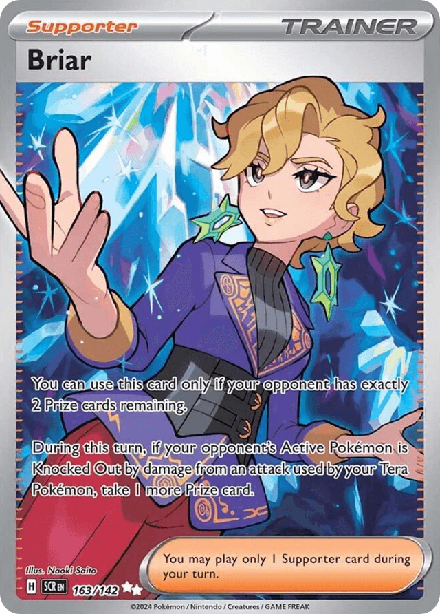 Carta Briar 163/142 do set Stellar Crown — Pokémon TCG | Bynx