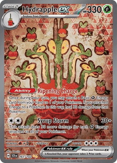 Carta Hydrapple ex 167/142 do set Stellar Crown — Pokémon TCG | Bynx