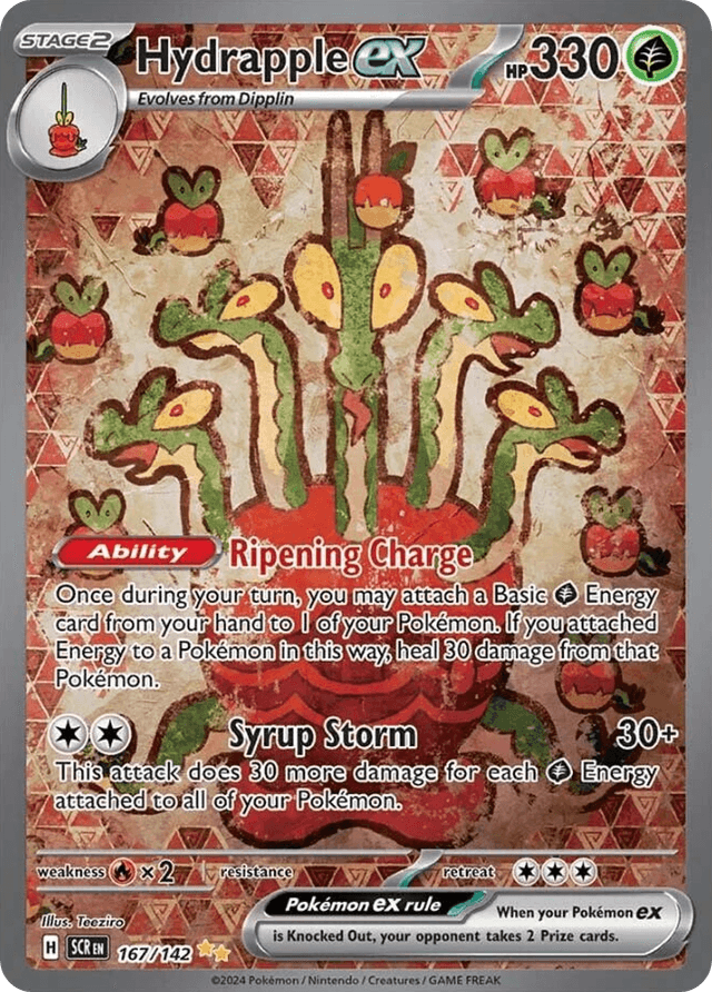 Carta Hydrapple ex 167/142 do set Stellar Crown — Pokémon TCG | Bynx