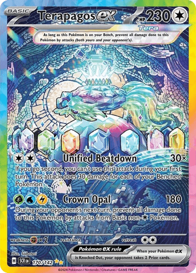 Carta Terapagos ex 170/142 do set Stellar Crown — Pokémon TCG | Bynx