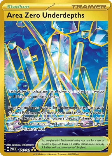 Carta Area Zero Underdepths 174/142 do set Stellar Crown — Pokémon TCG | Bynx