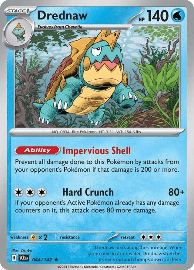 Carta Drednaw 44/142 do set Stellar Crown — Pokémon TCG | Bynx