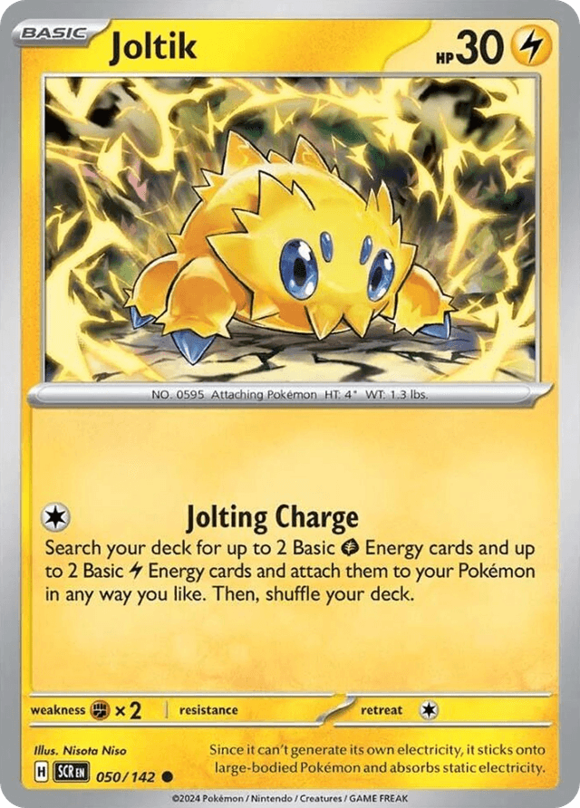 Carta Joltik 50/142 do set Stellar Crown — Pokémon TCG | Bynx