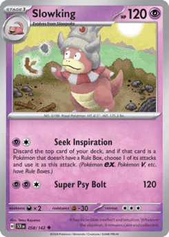 Slowking 058/142 — Stellar Crown