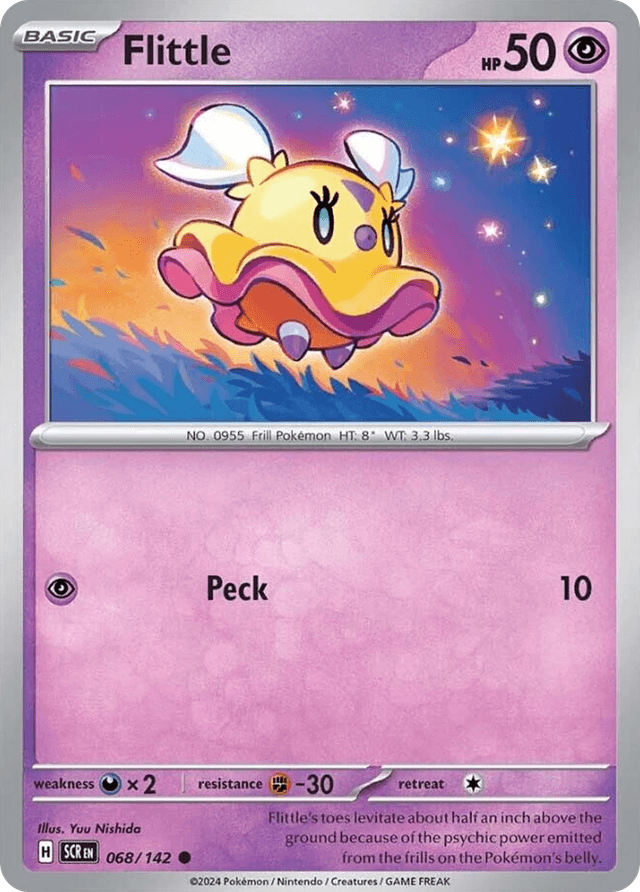 Carta Flittle 68/142 do set Stellar Crown — Pokémon TCG | Bynx