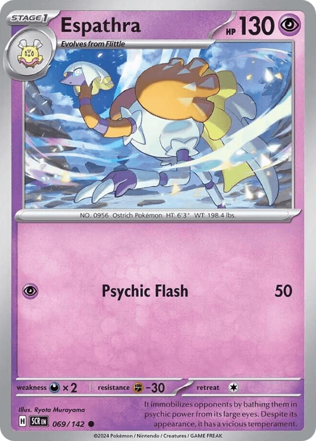 Carta Espathra 69/142 do set Stellar Crown — Pokémon TCG | Bynx