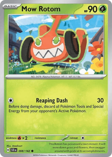 Carta Mow Rotom 8/142 do set Stellar Crown — Pokémon TCG | Bynx