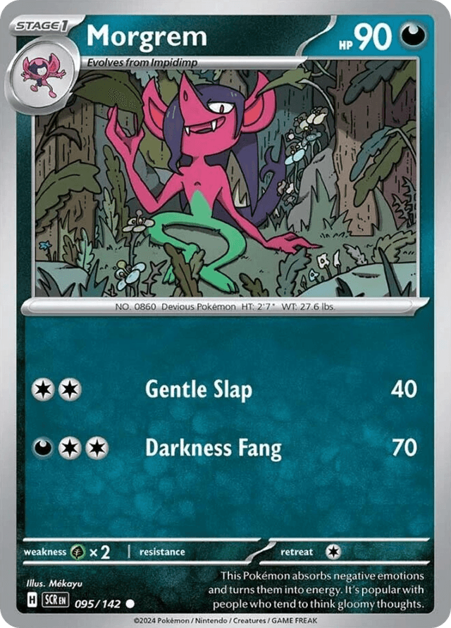 Carta Morgrem 95/142 do set Stellar Crown — Pokémon TCG | Bynx