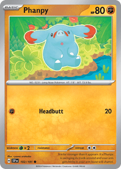 Phanpy 102 — Surging Sparks
