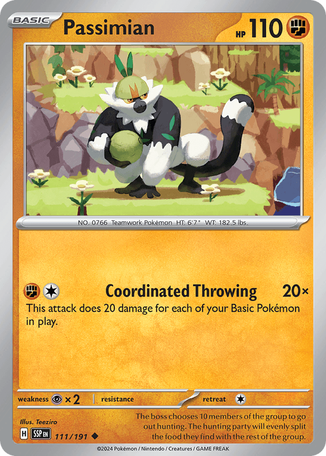Carta Passimian 111/191 do set Surging Sparks — Pokémon TCG | Bynx