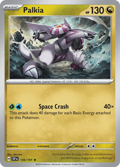 Palkia 136 — Surging Sparks