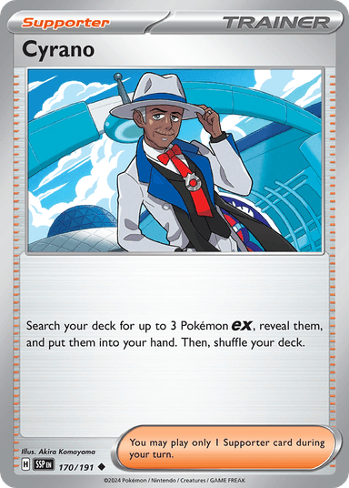 Carta Cyrano 170/191 do set Surging Sparks — Pokémon TCG | Bynx