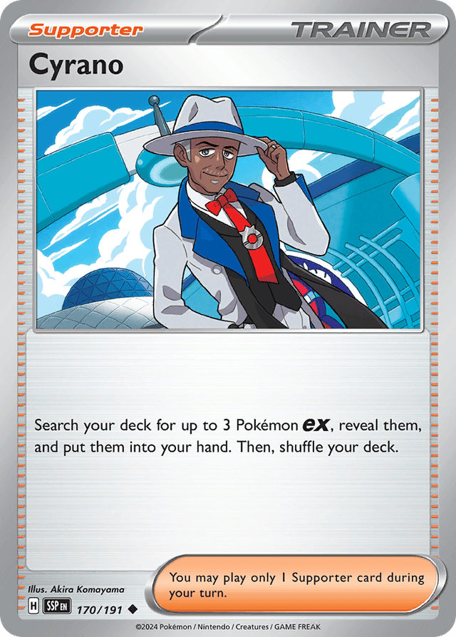 Carta Cyrano 170/191 do set Surging Sparks — Pokémon TCG | Bynx