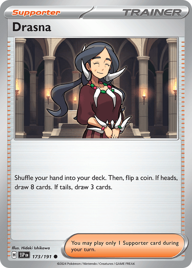 Carta Drasna 173/191 do set Surging Sparks — Pokémon TCG | Bynx