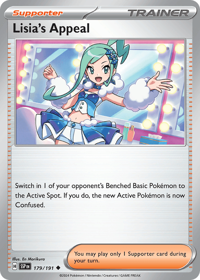 Carta Lisia's Appeal 179/191 do set Surging Sparks — Pokémon TCG | Bynx