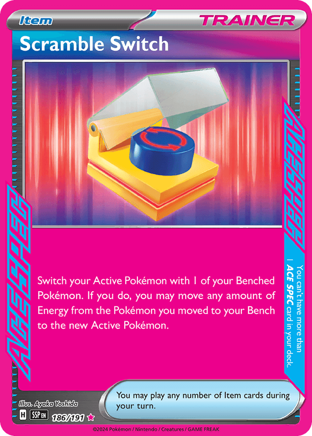 Carta Scramble Switch 186/191 do set Surging Sparks — Pokémon TCG | Bynx