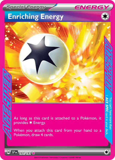Carta Enriching Energy 191/191 do set Surging Sparks — Pokémon TCG | Bynx