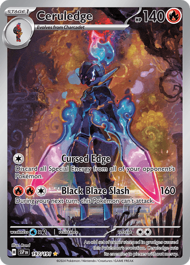 Carta Ceruledge 197/191 do set Surging Sparks — Pokémon TCG | Bynx