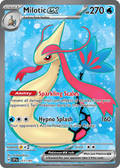 Milotic ex 217 — Surging Sparks