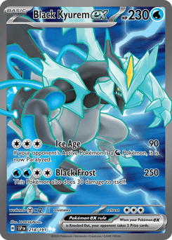 Black Kyurem ex 218 — Surging Sparks
