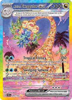 Alolan Exeggutor ex 242 — Surging Sparks