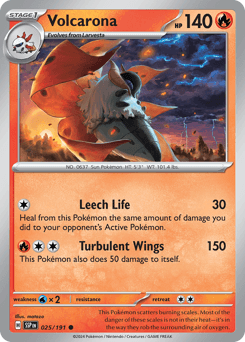 Volcarona 25 — Surging Sparks