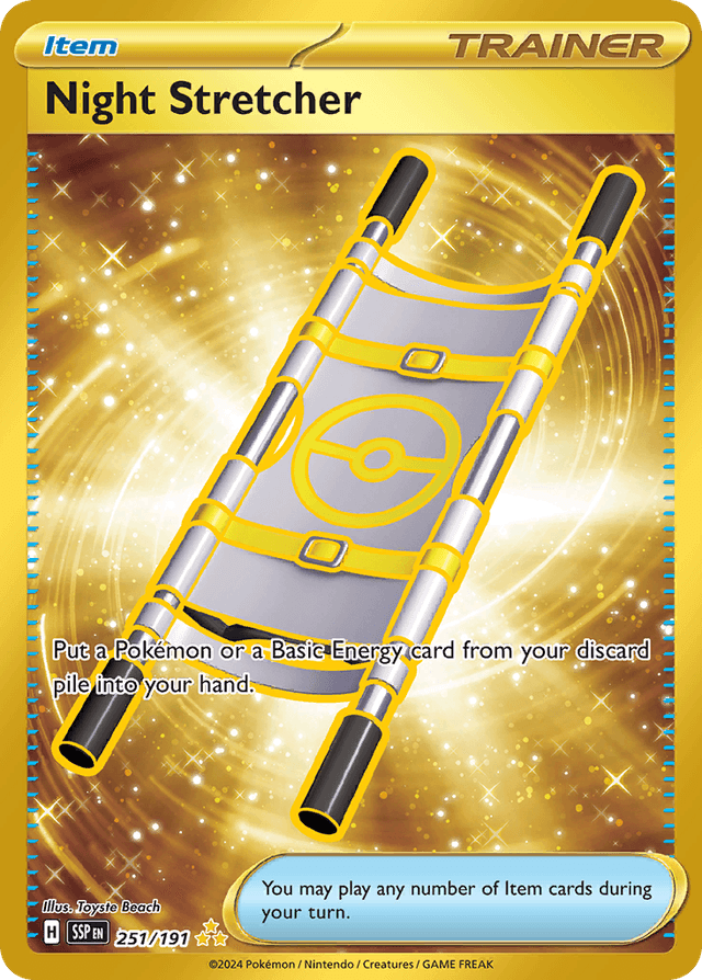 Carta Night Stretcher 251/191 do set Surging Sparks — Pokémon TCG | Bynx