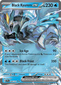 Black Kyurem ex 48 — Surging Sparks