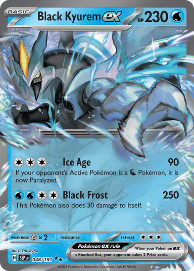 Carta Black Kyurem ex 48/191 do set Surging Sparks — Pokémon TCG | Bynx