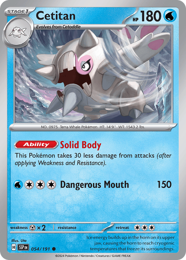 Carta Cetitan 54/191 do set Surging Sparks — Pokémon TCG | Bynx