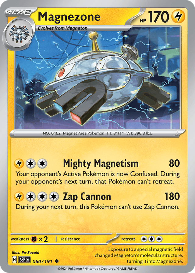 Carta Magnezone 60/191 do set Surging Sparks — Pokémon TCG | Bynx