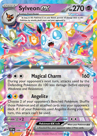 Carta Sylveon ex 86/191 do set Surging Sparks — Pokémon TCG | Bynx
