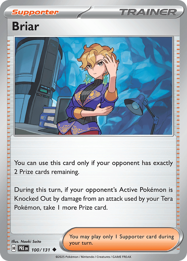 Carta Briar 100/131 do set Prismatic Evolutions — Pokémon TCG | Bynx