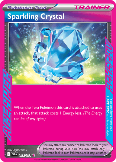 Carta Sparkling Crystal 129/131 do set Prismatic Evolutions — Pokémon TCG | Bynx