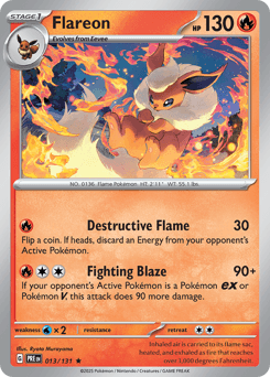 Flareon 13/131 — Evoluções Prismáticas