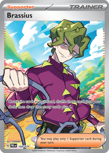 Carta Brassius 135/131 do set Prismatic Evolutions — Pokémon TCG | Bynx