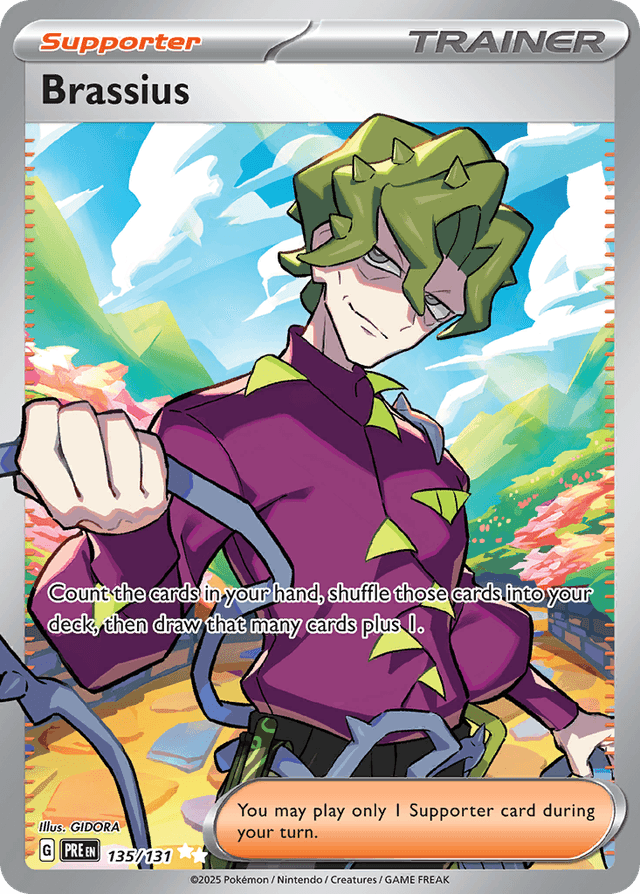 Carta Brassius 135/131 do set Prismatic Evolutions — Pokémon TCG | Bynx
