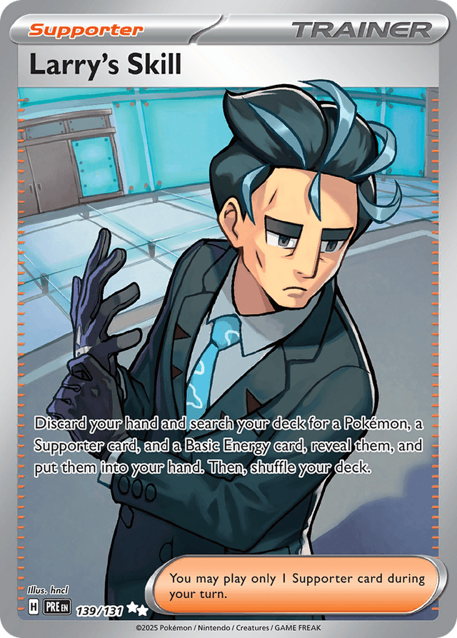 Carta Larry's Skill 139/131 do set Prismatic Evolutions — Pokémon TCG | Bynx