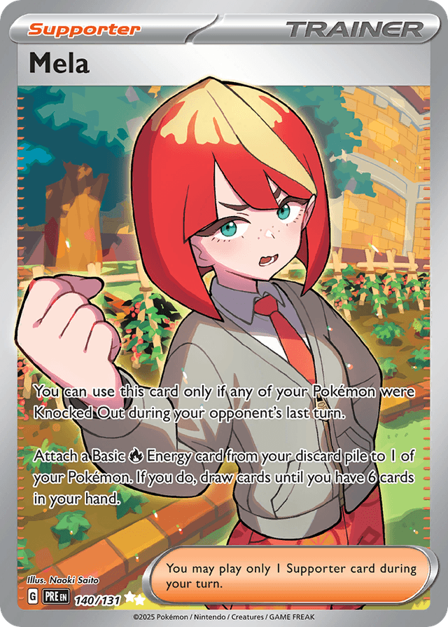 Carta Mela 140/131 do set Prismatic Evolutions — Pokémon TCG | Bynx