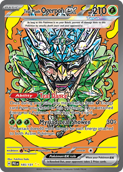 Teal Mask Ogerpon ex 145 — Prismatic Evolutions